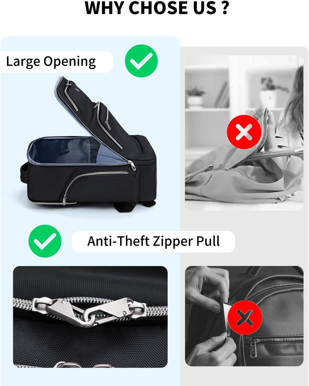 Elevate Your Travel Experience with Our Stylish Anti-Theft Laptop Backpack - Perfect for 16-Inch Laptops, RFID Protection, and Unmatched Durability for All Adventures!