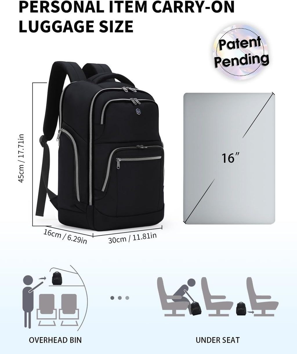 Elevate Your Travel Experience with Our Stylish Anti-Theft Laptop Backpack - Perfect for 16-Inch Laptops, RFID Protection, and Unmatched Durability for All Adventures!