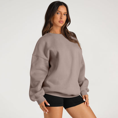 Oversized Sweatshirts for Women Crewneck Y2K Hoodies Sweaters Casual Tops Comfy Fall Fashion Pullover Outfits Winter Clothes